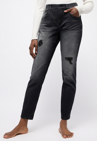 SPODNIE DAMSKIE ANGELS BOYFRIEND SEQUIN