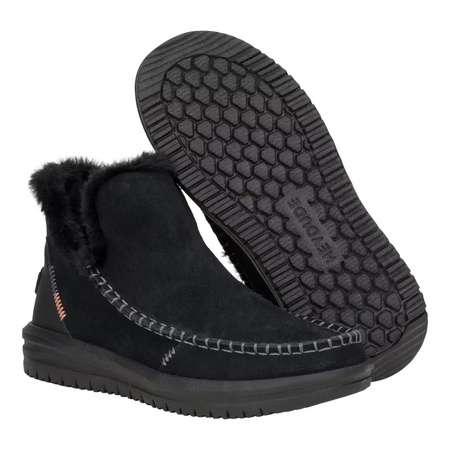 BUTY DAMSKIE HEY DUDE CAMDEN SUEDE BLACK