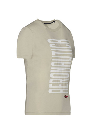 T-SHIRT DAMSKI AERONAUTICA MILITARE BEŻOWY