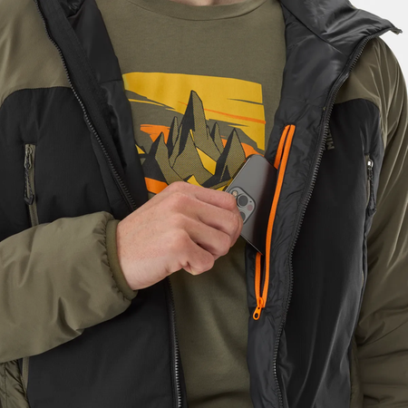 KURTKA MĘSKA MILLET FUSION AIRWARM HOODIE IVY/NOIR