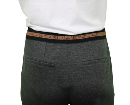 Spodnie damskie MARC AUREL z miedzianymi dodatkami