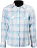 Koszula damska SUNSET BEACH PLAID niebieski/różowy