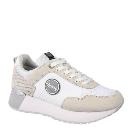 Sneakersy damskie COLMAR Travis Authentic High Wht
