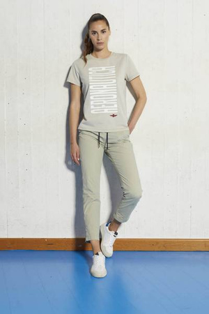 T-SHIRT DAMSKI AERONAUTICA MILITARE BEŻOWY