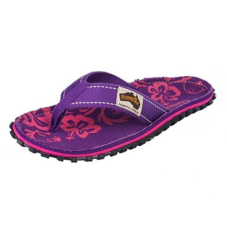 Japonki GUMBIES ISLANDER CANVAS FLIP-FLOPS purple