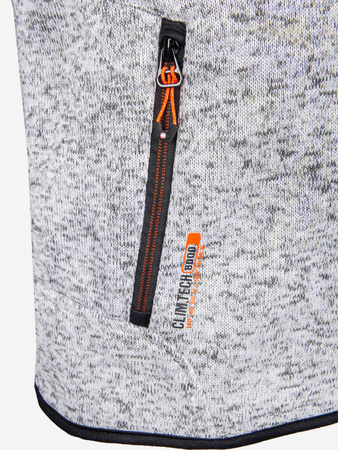 BLUZA MĘSKA AULP NAVOY MEN MELANGED KNIT JACKET