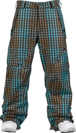 Spodnie męskie BURTON BM RANGER PANT brązowy/niebieski