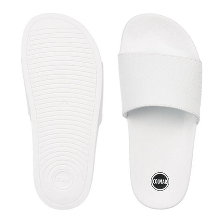 Klapki damskie COLMAR Slipper Phyton White