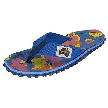 Japonki GUMBIES ISLANDER CANVAS FLIP-FLOPS floral