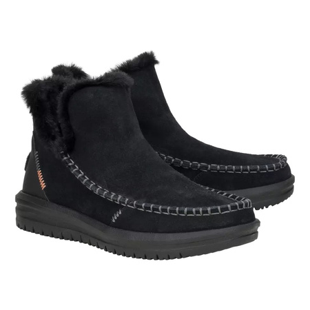 BUTY DAMSKIE HEY DUDE CAMDEN SUEDE BLACK