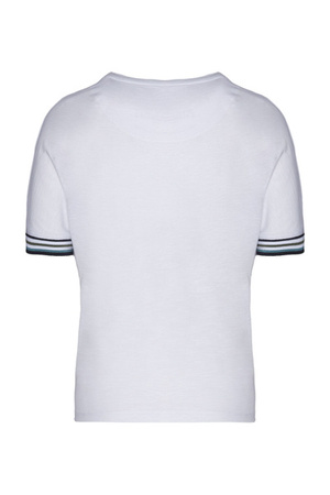 T-SHIRT DAMSKI AERONAUTICA MILITARE BIAŁY