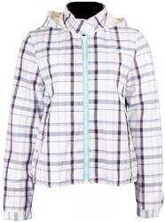 Kurtka damska OCEAN SIDE PLAID biały