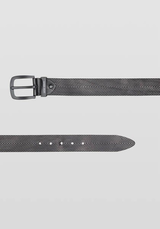 PASEK ANTONY MORATO H.40MM IN HIDE LEATH BLACK