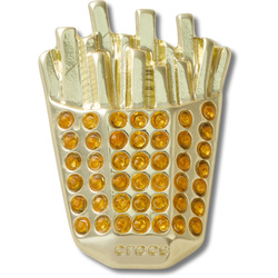 PRZYPINKA CROCS gold french fries