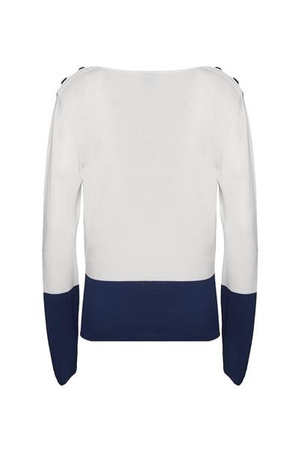 Sweter damski AERONAUTICA MILITARY ghiaccio/blu