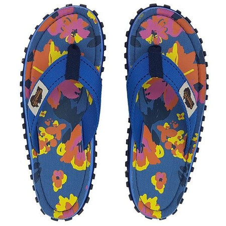 Japonki GUMBIES ISLANDER CANVAS FLIP-FLOPS floral