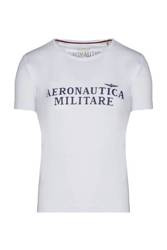 T-SHIRT DAMSKI AERONAUTICA MILITARE BIAŁY