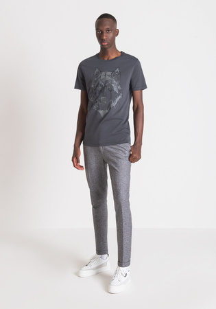 T-SHIRT MĘSKI ANTONY MORATO SLIM FIT CZARNY