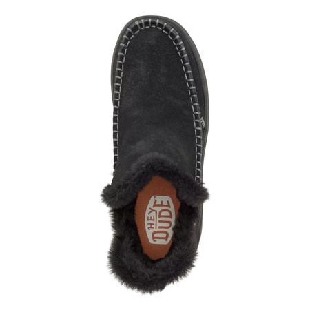 BUTY DAMSKIE HEY DUDE CAMDEN SUEDE BLACK