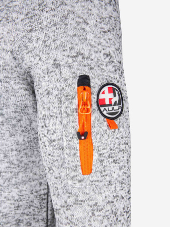 BLUZA MĘSKA AULP NAVOY MEN MELANGED KNIT JACKET