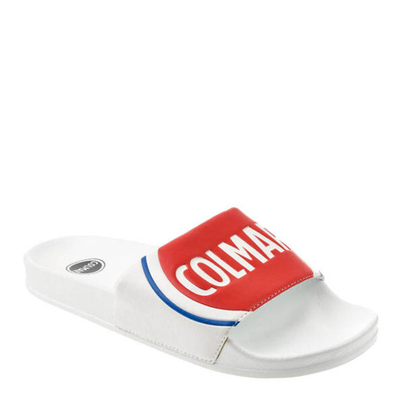 Klapki męskie COLMAR Slipper Logo white