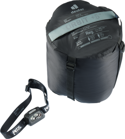 ŚPIWÓR DEUTER ORBIT +5 REG ZIP LEFT shal-ink