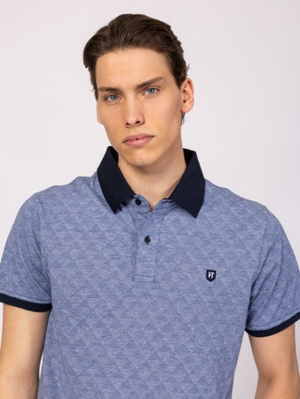 POLO MĘSKIE HEAVY TOOLS DUNA navy