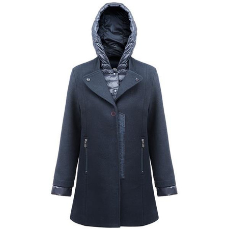 Płaszcz damski POIVRE-BLANC W17-3002 gothic blue