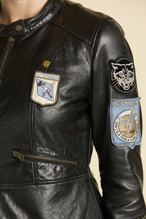 KURTKA DAMSKA SKÓRA AERONAUTICA MILITARE