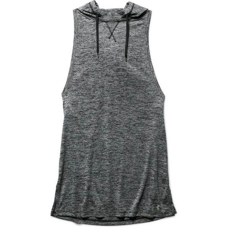 Koszulka damska TECH HOODED TUNIK TWIST czarny m.