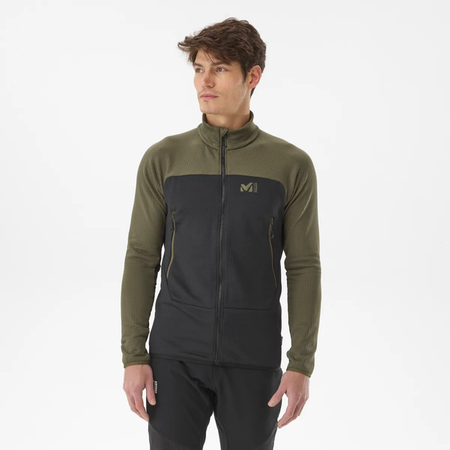 BLUZA MĘSKA MILLET FUSION GRID JKT MARACUJA/BLACK