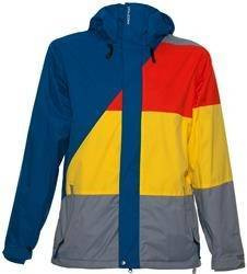 Kurtka męska VOLCOM JOHNNY szary/żółty/niebieski