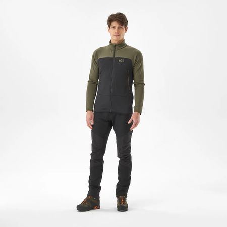 BLUZA MĘSKA MILLET FUSION GRID JKT MARACUJA/BLACK