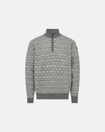 SWETER WEŁNIANY DOVRE KNITTED ZIP PULLOVER
