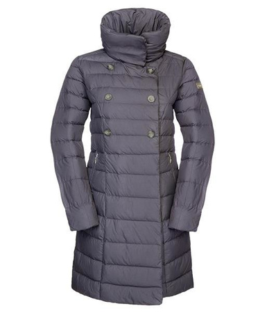 Płaszcz damski THE NORTH FACE PAULETTE PEACOAT stalowy