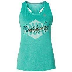 Koszulka damska ODLO TEBE TANK zielony melanż