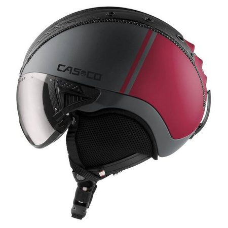 KASK NARCIARKI CASCO SP-2 CARBONIC VISOR ARSENIC