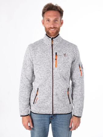 BLUZA MĘSKA AULP NAVOY MEN MELANGED KNIT JACKET