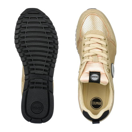 Sneakersy damskie COLMAR Travis Punk High Out gold