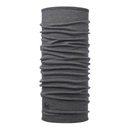 Buff MIDWEIGHT  MERONO WOOL LIGHT GREY MELANGE