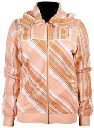 Kurtka damska LOVELIGHT PLAID pomarańczowy