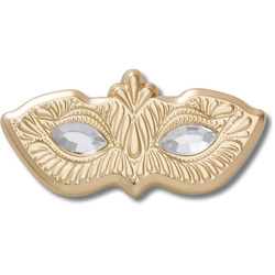 PRZYPINKA CROCS gold masquerade mask