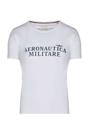 T-SHIRT DAMSKI AERONAUTICA MILITARE BIAŁY