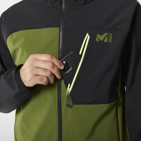 KURTKA MĘSKA MILLET MAGMA SHIELD HOODIE M BLACK