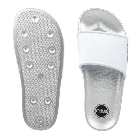 Klapki damskie COLMAR Slipper Plain white/silver