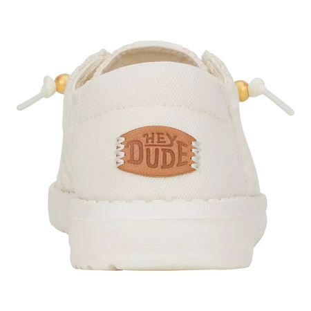 BUTY DAMSKIE HEY DUDE WENDY CROCHET LACE WHITE/GOL
