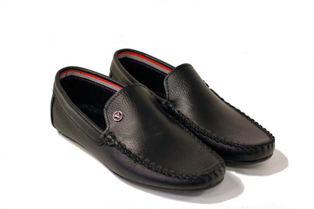 MOKASYNY MĘSKIE VENEZIA ROV BLACK