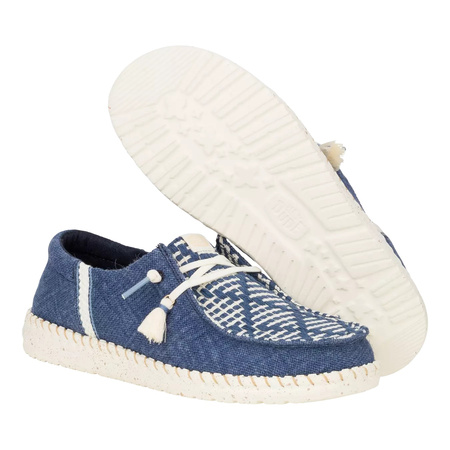 BUTY DAMSKIE HEY DUDE WENDY FUNK COASTAL JUTE NAVY