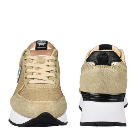 Sneakersy damskie COLMAR Travis Punk High Out gold