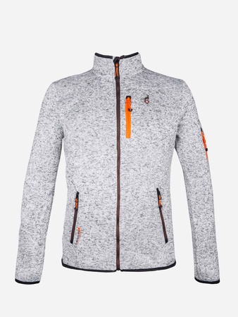 BLUZA MĘSKA AULP NAVOY MEN MELANGED KNIT JACKET